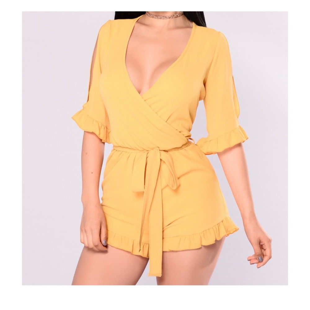 Mustard Romper
